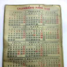 Coleccionismo Calendarios: CALENDARIO DE BOLSILLO ALMACENES PUJADAS 1958. Lote 59779492