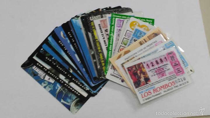 Coleccionismo Calendarios: LOTE DE 35 CALENDARIOS DE LOTERIAS. A&Ntilde;OS 1999 Y 2000.