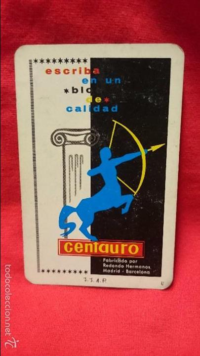 Coleccionismo calendarios: CALENDARIO HERACLIO FOURNIER CENTAURO 1967 MIRAR FOTOS