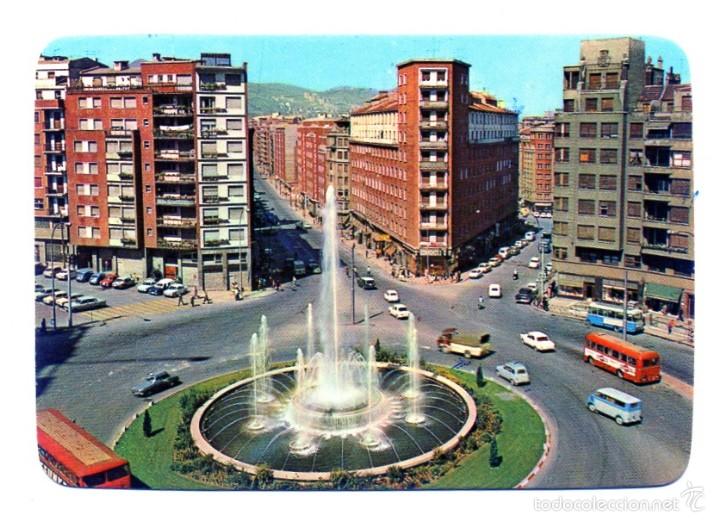 Coleccionismo calendarios: Calendario de 1980 - BILBAO - PLAZA DE ZABALBURU (sin publicidad)