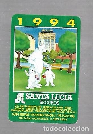 Coleccionismo Calendarios: CALENDARIO PUBLICITARIO. FOURNIER. 1994. SANTA LUCIA SEGUROS. VER DORSO