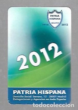 Coleccionismo Calendarios: CALENDARIO PUBLICITARIO. FOURNIER. 2012. PATRIA HISPANIA. VER DORSO