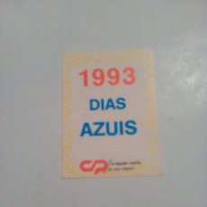Coleccionismo Calendarios: CALENDÁRIO TRENS E FERROVIAS,PORTUGAL 1993. Lote 62026928