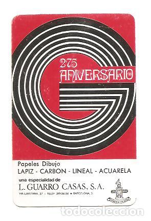 Coleccionismo calendarios: CALENDARIO BOLSILLO FOURNIER L. GUARRO CASAS &ndash; A&Ntilde;O 1973