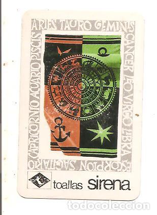 Coleccionismo calendarios: CALENDARIO BOLSILLO FOURNIER TOALLAS SIRENA &ndash; A&Ntilde;O 1968
