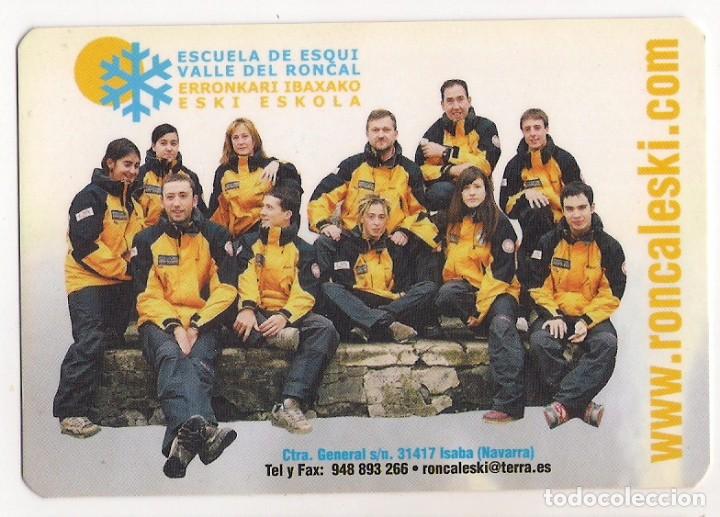 Coleccionismo Calendarios: -65783 CALENDARIO ESCUELA DE ESQUI VALLE DEL RONCAL, A&Ntilde;O 2004, PUBLICIDAD DEPORTES, DOS IDIOMAS