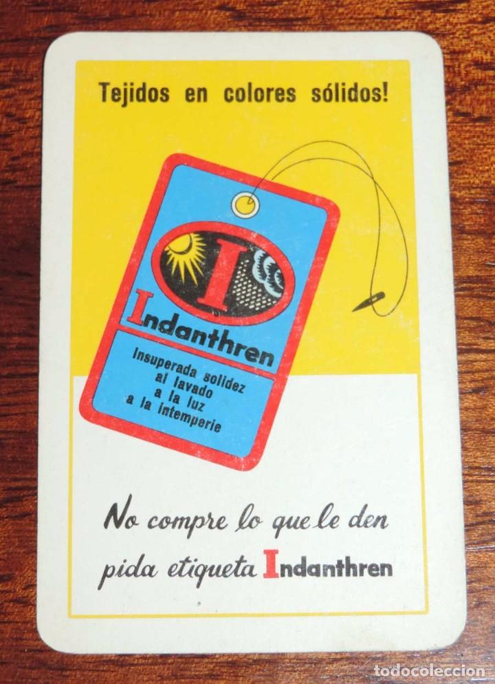Collectionnisme Calendriers: CALENDARIO DE BOLSILLO H.FOURNIER, INDANTHREN 1963, ver foto adicional para ver estado del reverso.