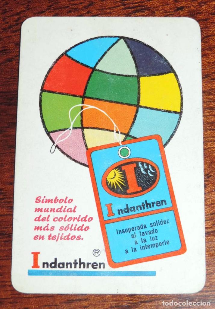 Collectionnisme Calendriers: CALENDARIO DE BOLSILLO H.FOURNIER, INDANTHREN 1965, ver foto adicional para ver estado del reverso.