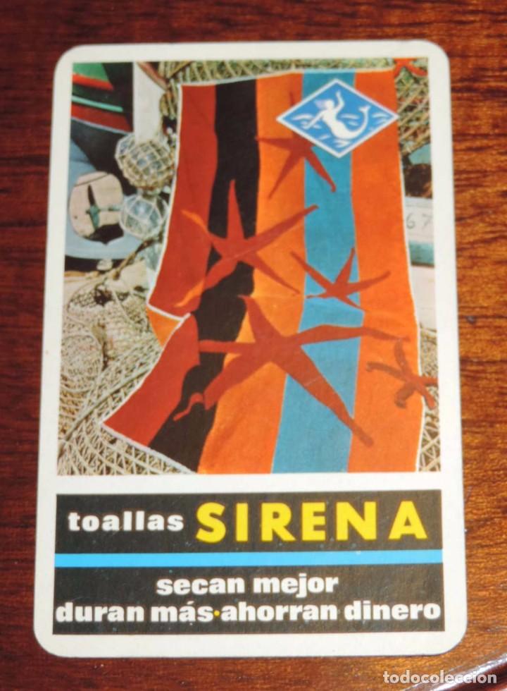 Collectionnisme Calendriers: CALENDARIO FOURNIER, PUBLICIDAD TOALLAS SIRENA, 1966, VER FOTO ADICIONAL PARA COMPROBAR ESTADO DEL R