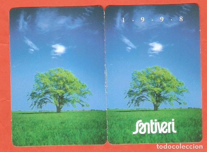 Coleccionismo Calendarios: CALENDARIO DE BOLSILLO PUBLICITARIO A&Ntilde;O 1998 SANTIVERI - CALENDARIO DOBLE - FOTO INTERIOR