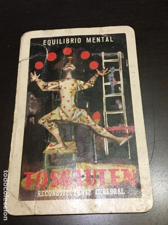 Collectables Calendars: CALENDARIO FOURNIER FOSGLUTEN 1958