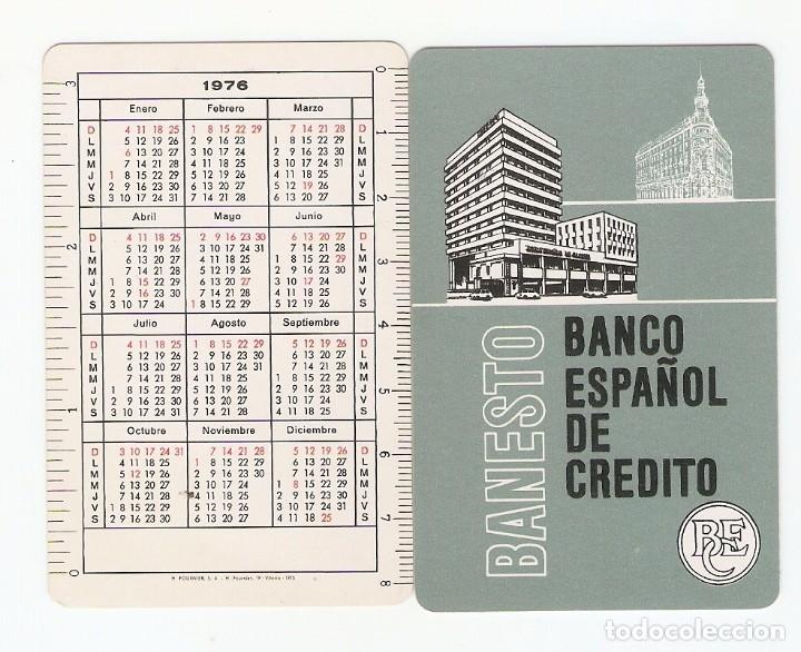 Coleccionismo calendarios: CALENDARIO DE BOLSILLO - FOURNIER - BANCO ESPA&Ntilde;OL DE CREDITO 1976