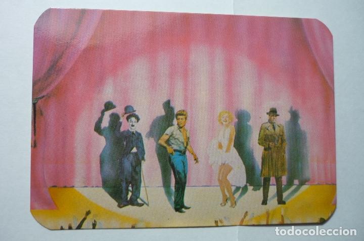 Coleccionismo calendarios: calendario cine extranjero 1985- dean-chaplin-marilyn...