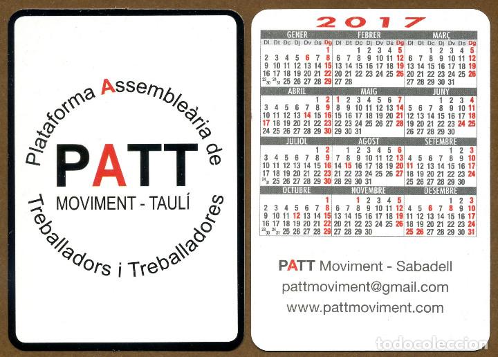 Coleccionismo Calendarios: Calendarios Bolsillo PATT MOVIMENT 2017