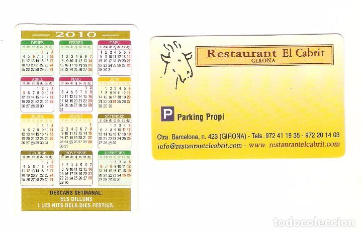 Coleccionismo calendarios: CALENDARIO DE BOLSILLO - 2010 - EL CABRIT - Foto 1