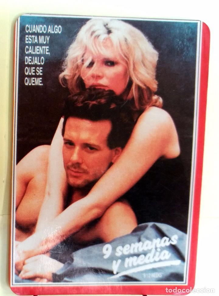 Coleccionismo calendarios: CALENDARIO DE BOLSILLO - 1990 - TEMA CINE PEL&Iacute;CULA 9 SEMANAS Y MEDIA