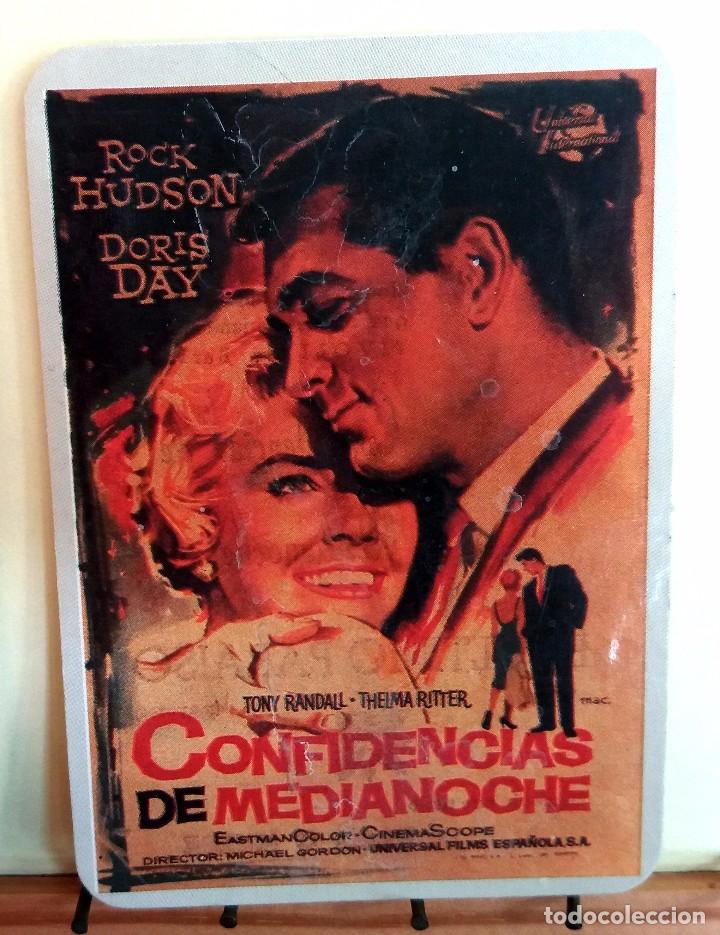 Coleccionismo calendarios: CALENDARIO DE BOLSILLO - 1990 - TEMA CINE PEL&Iacute;CULA CONFIDENCIAS DE MEDIANOCHE