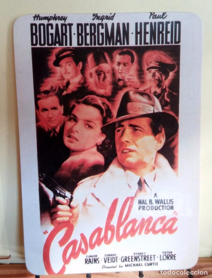 Coleccionismo calendarios: CALENDARIO DE BOLSILLO - 1990 - TEMA CINE PEL&Iacute;CULA - CASABLANCA