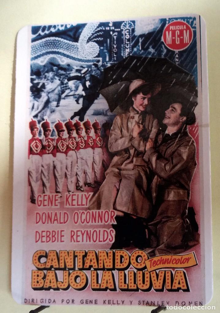Coleccionismo calendarios: CALENDARIO DE BOLSILLO - 1990 - TEMA CINE PEL&Iacute;CULA - CANTANDO BAJO LA LUNA