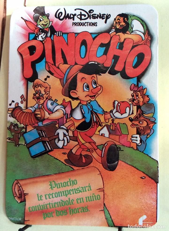 Coleccionismo Calendarios: CALENDARIO DE BOLSILLO - 1990 - TEMA CINE PEL&Iacute;CULA - PINOCHO