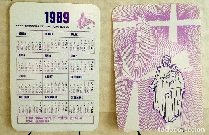 Sammeln von Kalendern: CALENDARIO DE BOLSILLO - 1989 - PARR&Ograve;QUIA SANT JOAN BOSCO