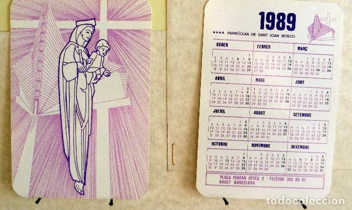 Sammeln von Kalendern: CALENDARIO DE BOLSILLO - 1989 - PARR&Ograve;QUIA SANT JOAN BOSCO