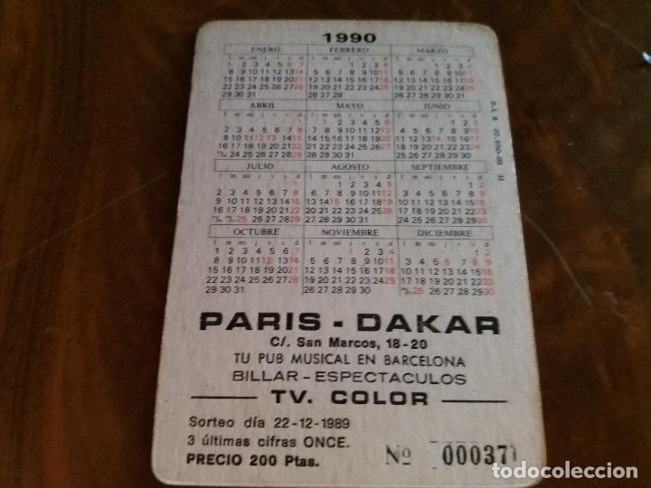 Coleccionismo calendarios: CALENDARIO DE BOLSILLO - 1990 - COCHE - Foto 2
