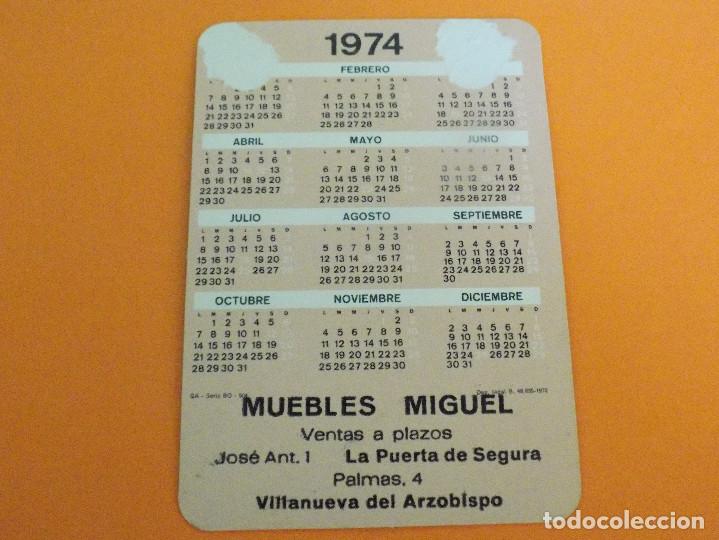Coleccionismo calendarios: CALENDARIO 1974 - Foto 2