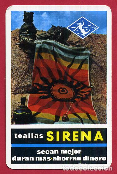 Collezionismo Calendari: CALENDARIO FOURNIER, PUBLICIDAD TOALLAS SIRENA , 1966 , ORIGINAL, CAL8718