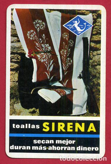 Collezionismo Calendari: CALENDARIO FOURNIER, PUBLICIDAD TOALLAS SIRENA , 1966 , ORIGINAL, CAL8723
