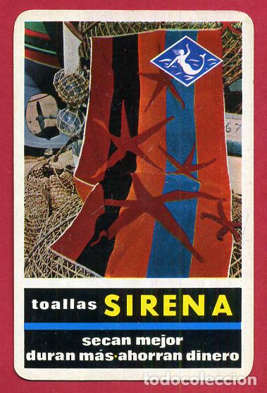 Collezionismo Calendari: CALENDARIO FOURNIER, PUBLICIDAD TOALLAS SIRENA , 1966 , ORIGINAL, CAL8724