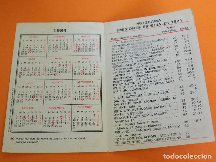 Coleccionismo calendarios: CALENDARIO 1984 - Foto 2