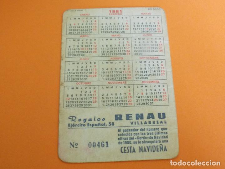Coleccionismo calendarios: CALENDARIO 1981 - Foto 2