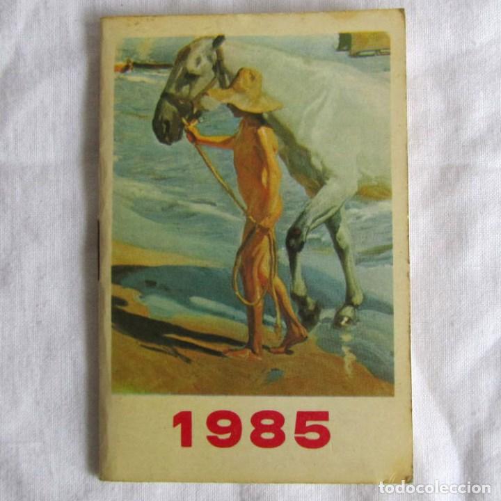 Collezionismo Calendari: Calendario de 1985 Sorolla 9 x 6 cent&iacute;metros