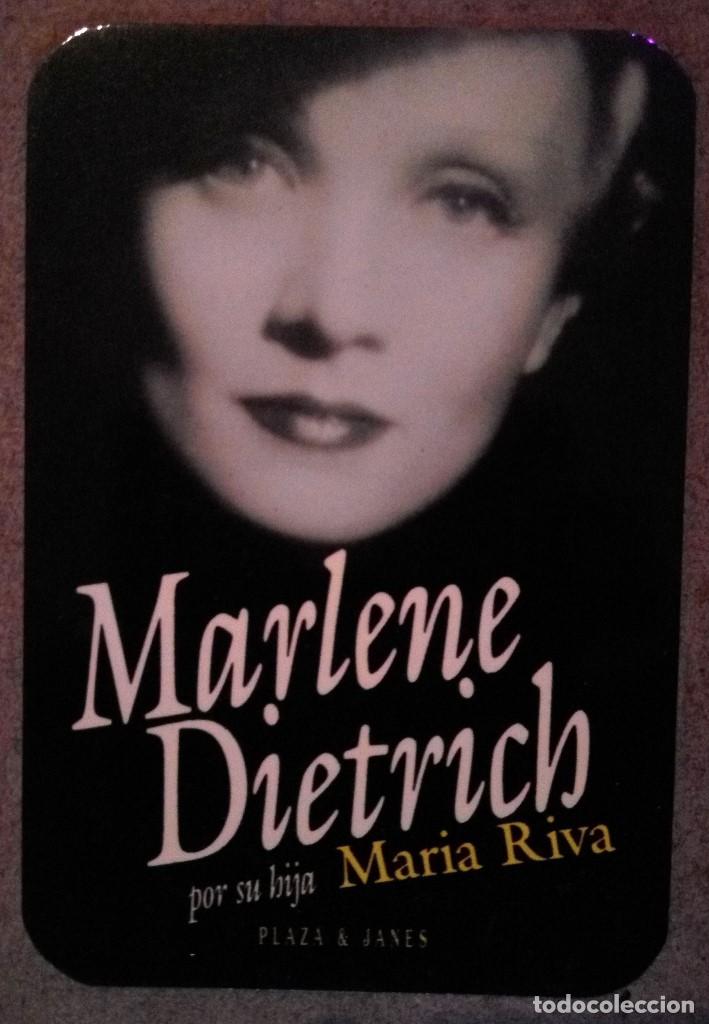 Coleccionismo Calendarios: Calendario cine literatura Marlene Dietrich 1993