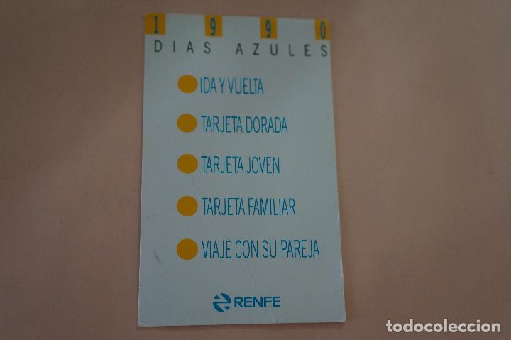 Sammeln von Kalendern: CALENDARIO DE BOLSILLO RENFE A&Ntilde;O 1990 MIRAR FOTO TRASERA LOTE 6