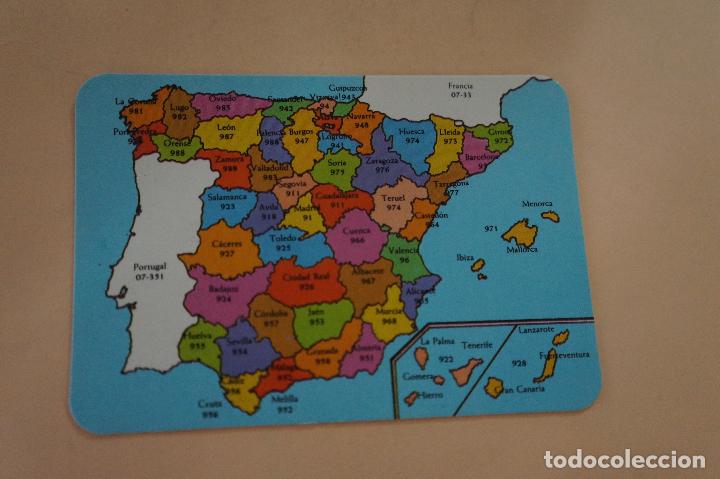 Coleccionismo Calendarios: CALENDARIO DE BOLSILLO PREFIJOS ESPA&Ntilde;A A&Ntilde;O 1991 MIRAR FOTO TRASERA LOTE 6