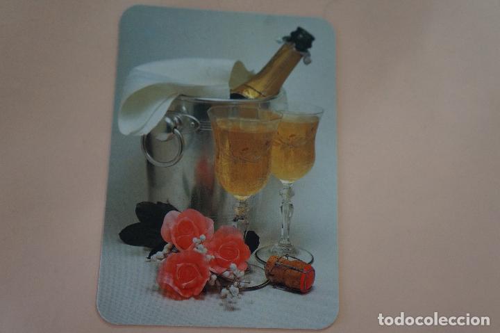 Coleccionismo Calendarios: CALENDARIO DE BOLSILLO BOTELLA CAVA Y COPAS A&Ntilde;O 1991 MIRAR FOTO TRASERA LOTE 6