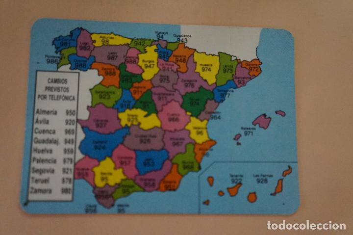 Coleccionismo Calendarios: CALENDARIO DE BOLSILLO PREFIJOS TELEFONICOS A&Ntilde;O 1994 MIRAR FOTO TRASERA LOTE 6
