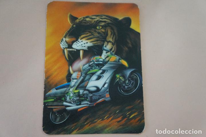 Coleccionismo Calendarios: CALENDARIO DE BOLSILLO MOTO Y TIGRE A&Ntilde;O 1995 MIRAR FOTO TRASERA LOTE 6