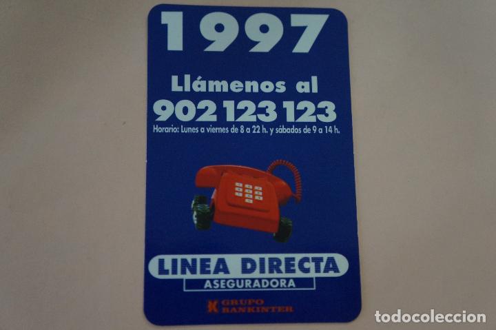 Colecionismo Calend&aacute;rios: CALENDARIO DE BOLSILLO LINEA DIRECTA A&Ntilde;O 1997 MIRAR FOTO TRASERA LOTE 6