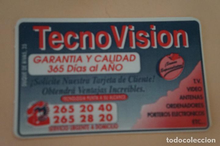 Colecionismo Calend&aacute;rios: CALENDARIO DE BOLSILLO TECNOVISION A&Ntilde;O 1997 MIRAR FOTO TRASERA LOTE 6