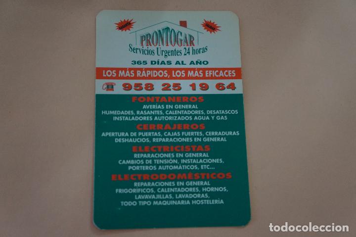 Colecionismo Calend&aacute;rios: CALENDARIO DE BOLSILLO PRONTOGAR A&Ntilde;O 1999 MIRAR FOTO TRASERA LOTE 6