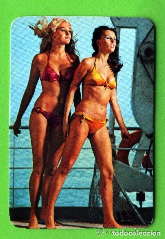 Sammeln von Kalendern: Calendario Bellas Se&ntilde;oritas de Publicidad de Electricidad de Barcelona del a&ntilde;o 1974