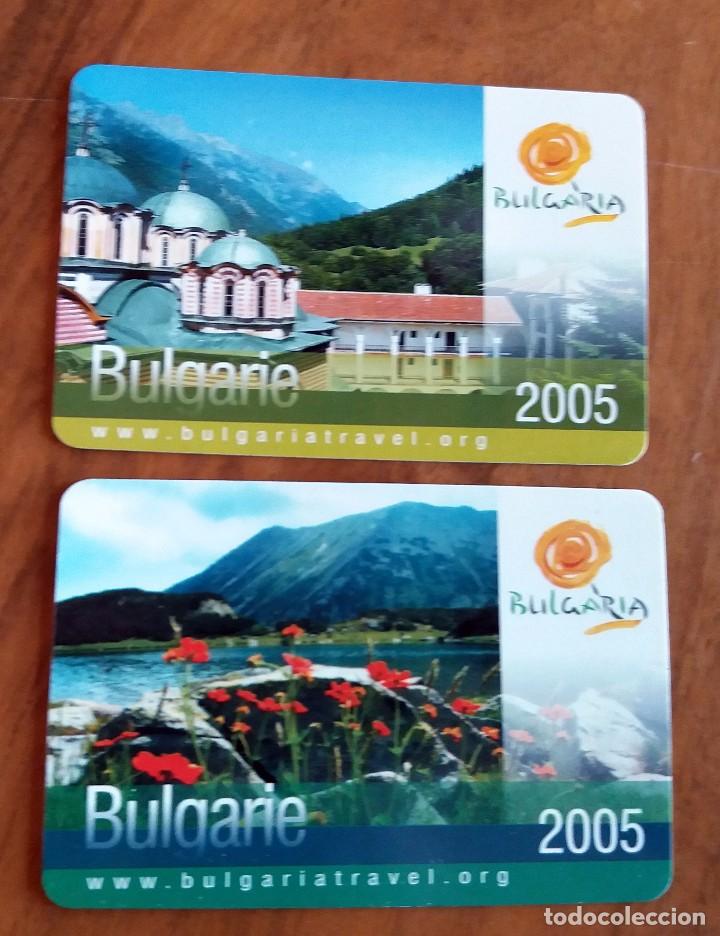 Coleccionismo calendarios: 2 CALENDARIOS DE BOLSILLO - 2005 - BULGARIA - Foto 1