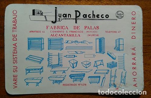 Coleccionismo calendarios: CALENDARIO DE  JUAN PACHECO  ALCANTARILLA MURCIA 1966 FOURNIER