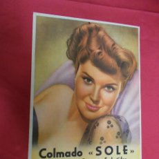 Coleccionismo Calendarios: PRECIOSO SUPORTE CALENDARIO. COLMADO - FRUTAS Y EMBUTIDOS SOLE. BARCELONA.