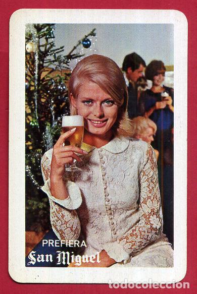 Coleccionismo Calendarios: CALENDARIO FOURNIER, PUBLICIDAD CERVEZA CERVEZAS SAN MIGUEL , 1966 , ORIGINAL , CAL9186
