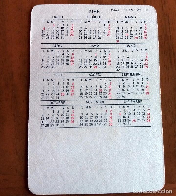 Coleccionismo calendarios: CALENDARIO DE BOLSILLO - 1986 - COLON - Foto 2