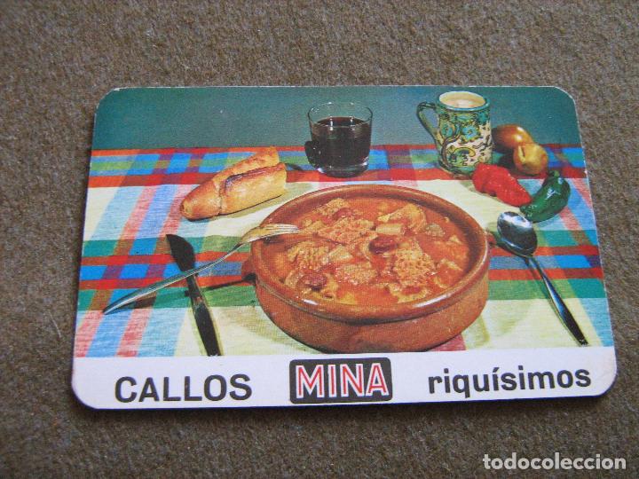 Coleccionismo Calendarios: CALENDARIO CON PUBLICIDAD DE CALLOS MINA DE 1968